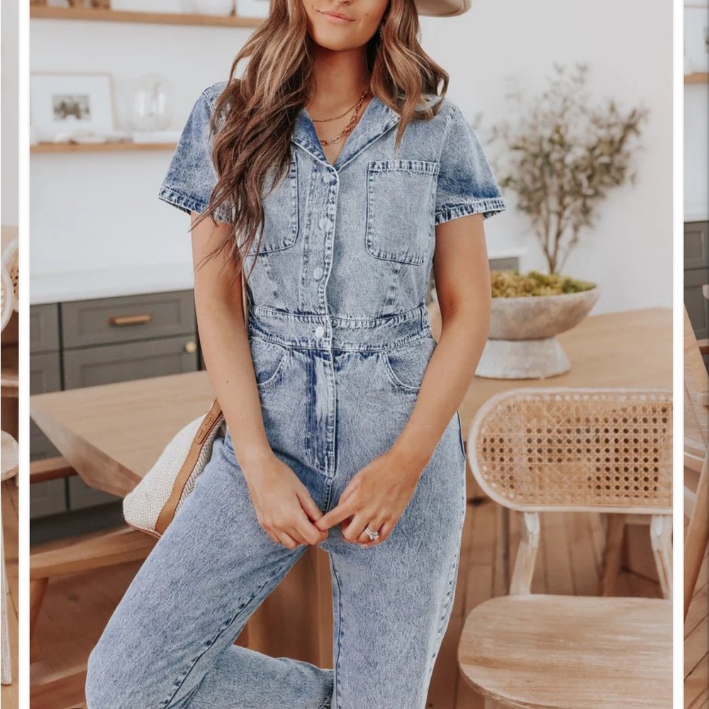 H & M utility jumpsuit